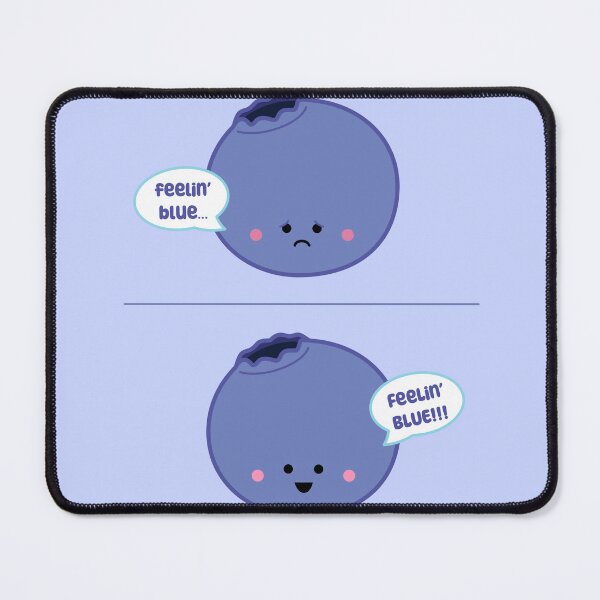 Item preview, Feelin' Blue (blueberry) | by queenie's cards designed and sold by queeniescards.