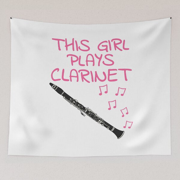 Item preview, This Girl Plays Clarinet, Female Clarinetist, Woodwind Musician designed and sold by doodlerob.