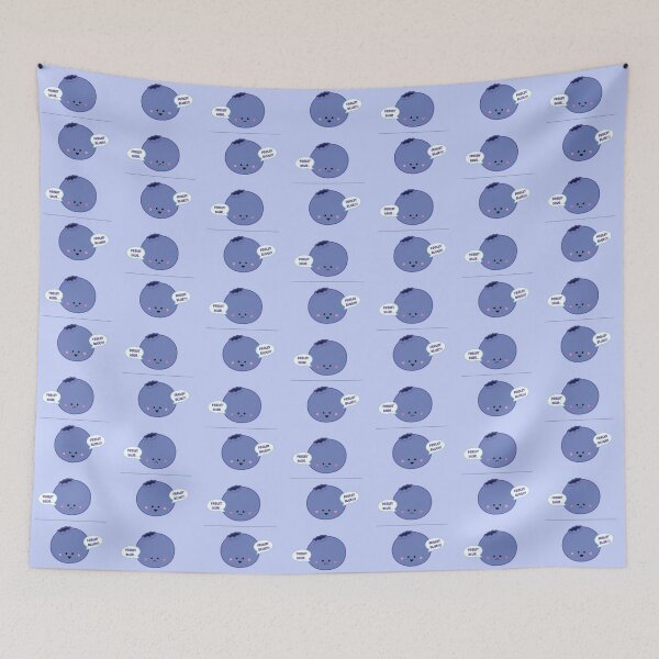 Item preview, Feelin' Blue (blueberry) | by queenie's cards designed and sold by queeniescards.