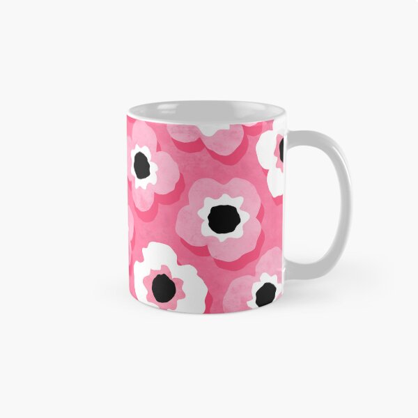 Item preview, So Pink - Mod Flowers in Pink and White designed and sold by Daisy Beatrice.