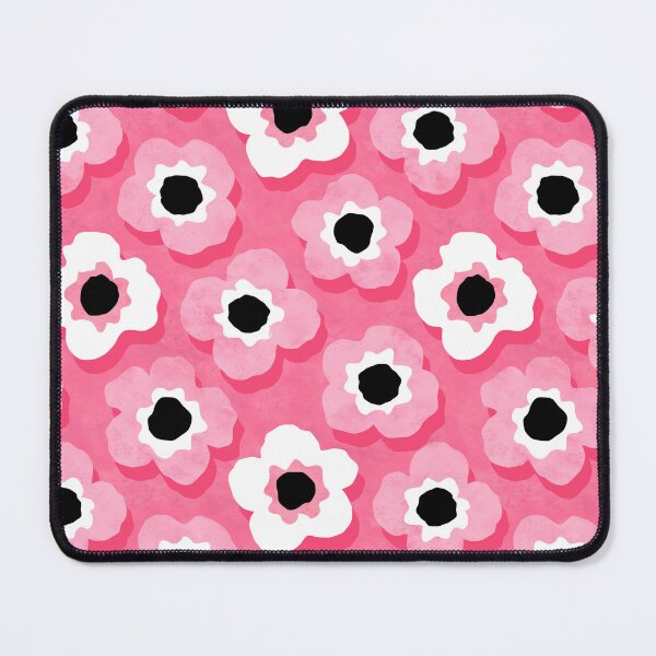 Item preview, So Pink - Mod Flowers in Pink and White designed and sold by Daisy Beatrice.
