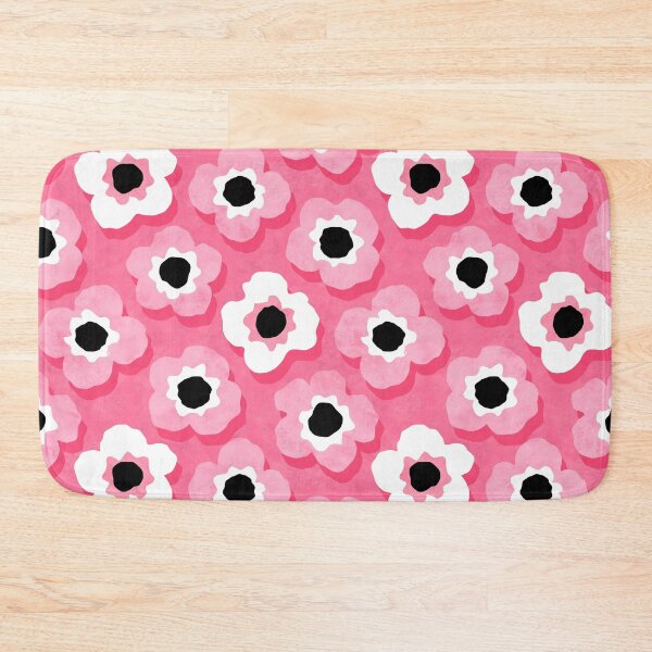 Item preview, So Pink - Mod Flowers in Pink and White designed and sold by Daisy Beatrice.