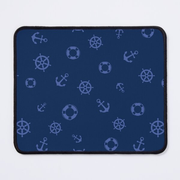 Item preview, Blue pattern on a marine theme. Seamless nautical pattern designed and sold by Andrey Prokopenko.