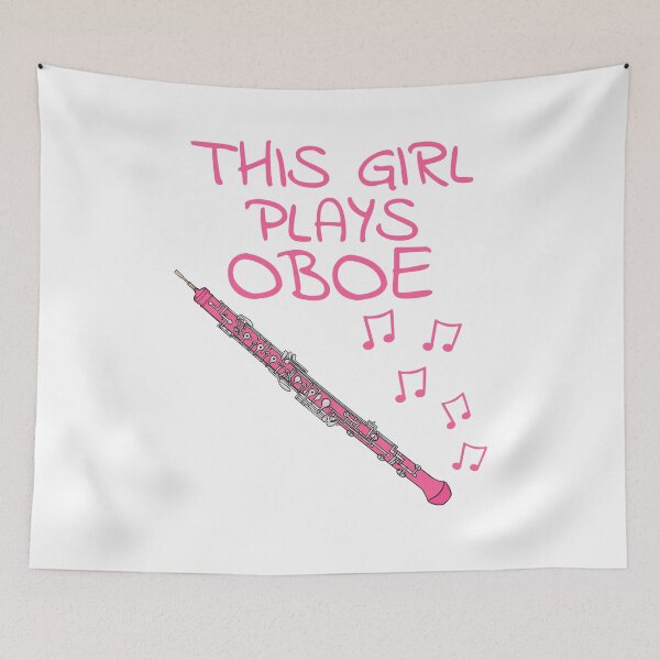 Item preview, This Girl Plays Oboe, Female Oboist, Woodwind Musician designed and sold by doodlerob.