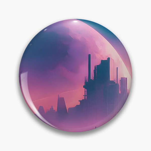 Item preview, Blue Horizons: Futuristic City Vision designed and sold by ElliOzy.