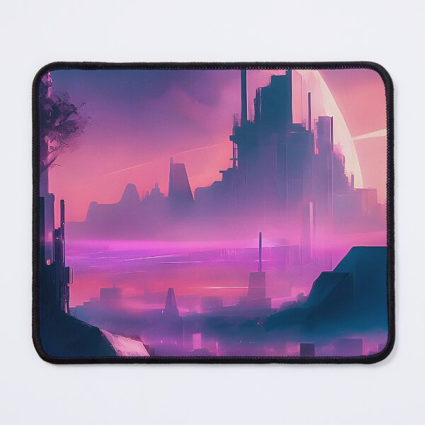 Item preview, Blue Horizons: Futuristic City Vision designed and sold by ElliOzy.
