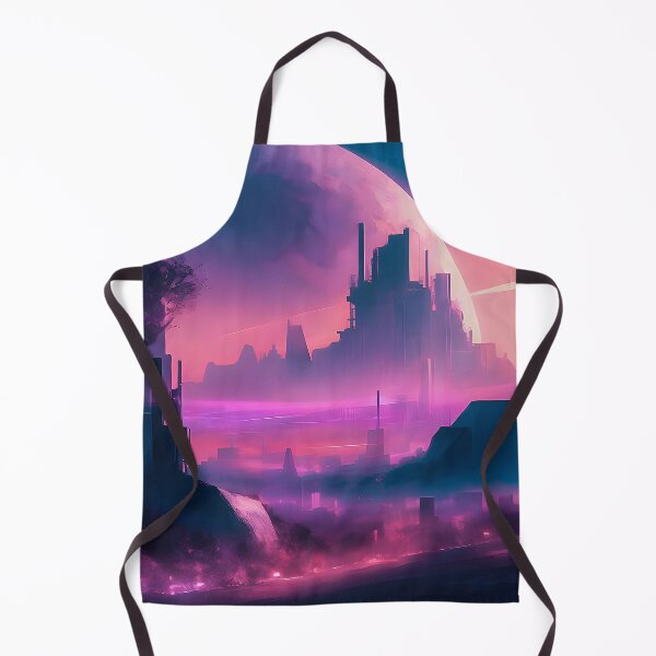 Item preview, Blue Horizons: Futuristic City Vision designed and sold by ElliOzy.