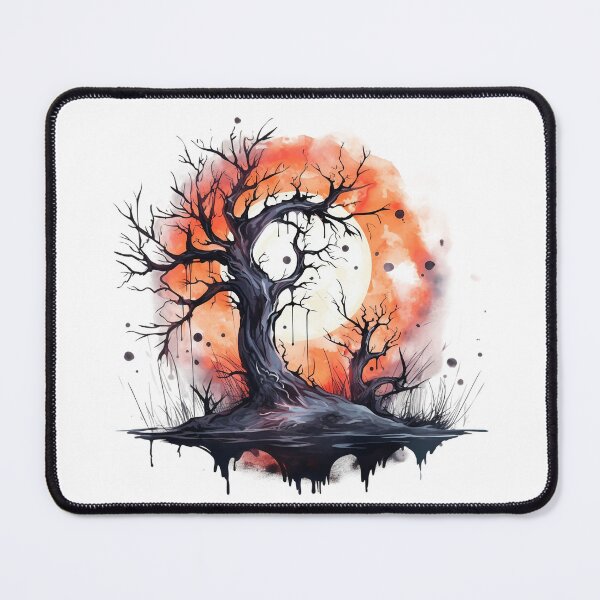 Item preview, Whimsical Watercolor Style Creepy Scene Digital Art designed and sold by Geeknip.