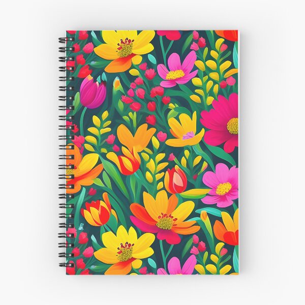 Item preview, Bold and vibrant botanical field brought to life through striking meta floral pattern designed and sold by Patternomania.