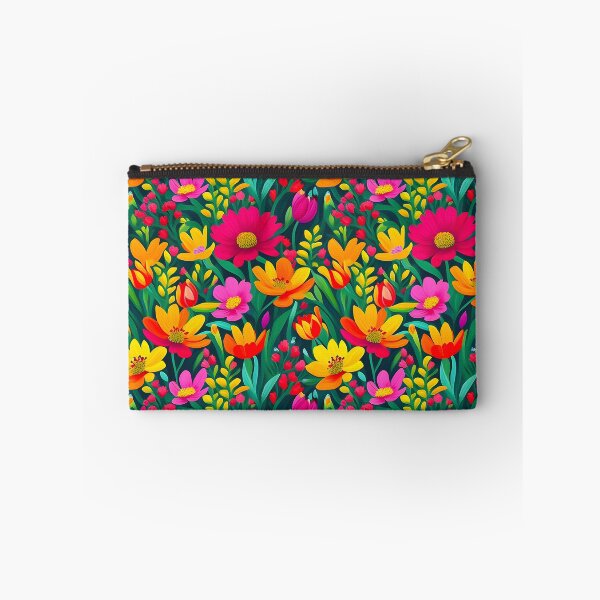 Item preview, Bold and vibrant botanical field brought to life through striking meta floral pattern designed and sold by Patternomania.