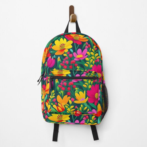 Item preview, Bold and vibrant botanical field brought to life through striking meta floral pattern designed and sold by Patternomania.