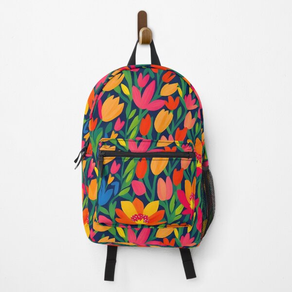 Item preview, Bold and vibrant botanical field brought to life through striking meta floral pattern designed and sold by Patternomania.