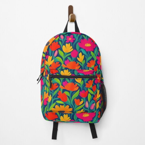 Item preview, Bold and vibrant botanical field brought to life through striking meta floral pattern designed and sold by Patternomania.