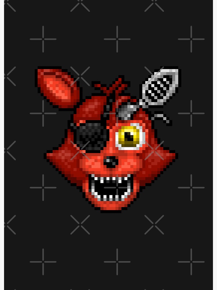 Adventure Withered Foxy - FNAF World - Pixel Art Photographic Print for  Sale by GEEKsomniac