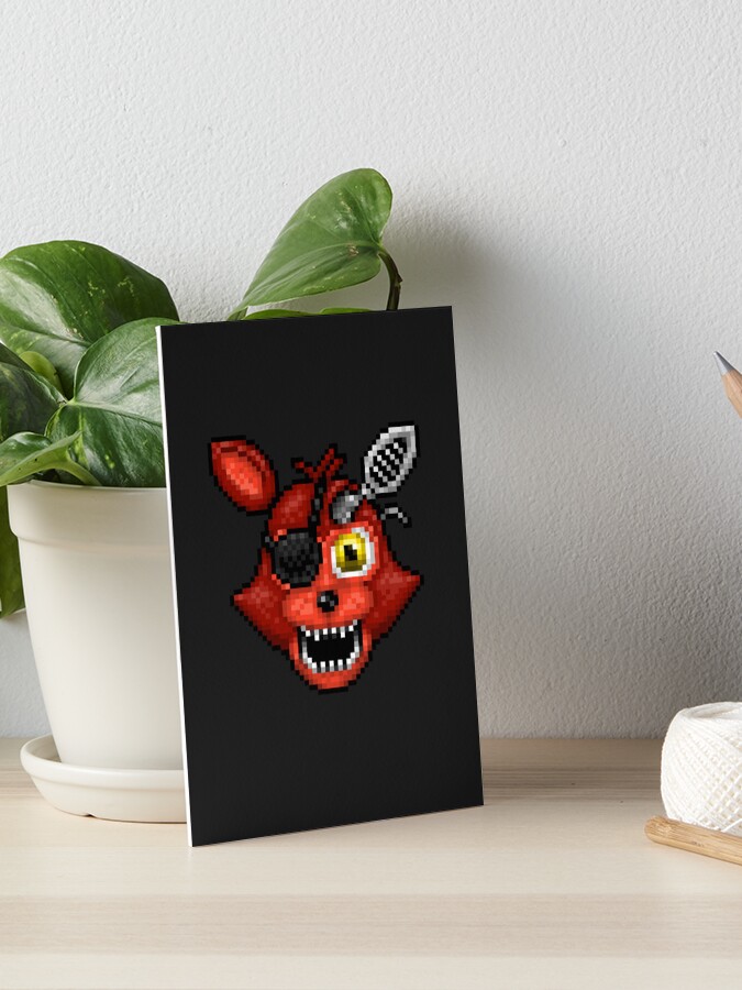 Withered foxy plush pixel art