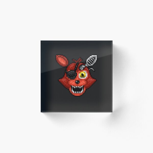Adventure Withered Foxy - FNAF World - Pixel Art Acrylic Block for Sale by  GEEKsomniac