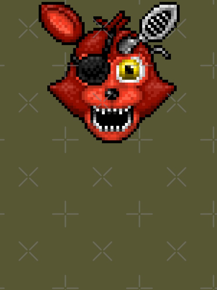 Withered foxy pixel art