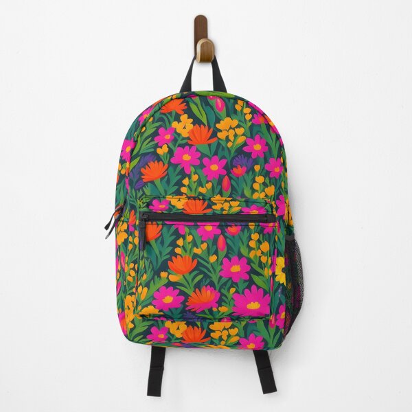 Item preview, Bold and vibrant botanical field brought to life through striking meta floral pattern designed and sold by Patternomania.