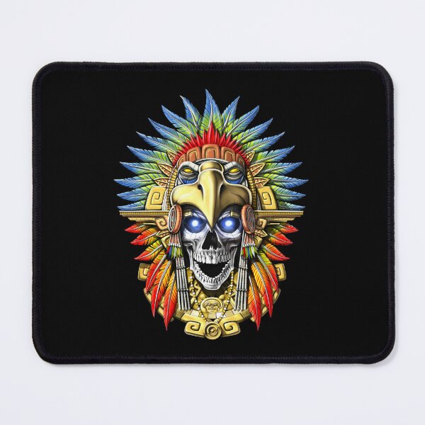 Item preview, Aztec Eagle Skull Warrior designed and sold by underheaven.