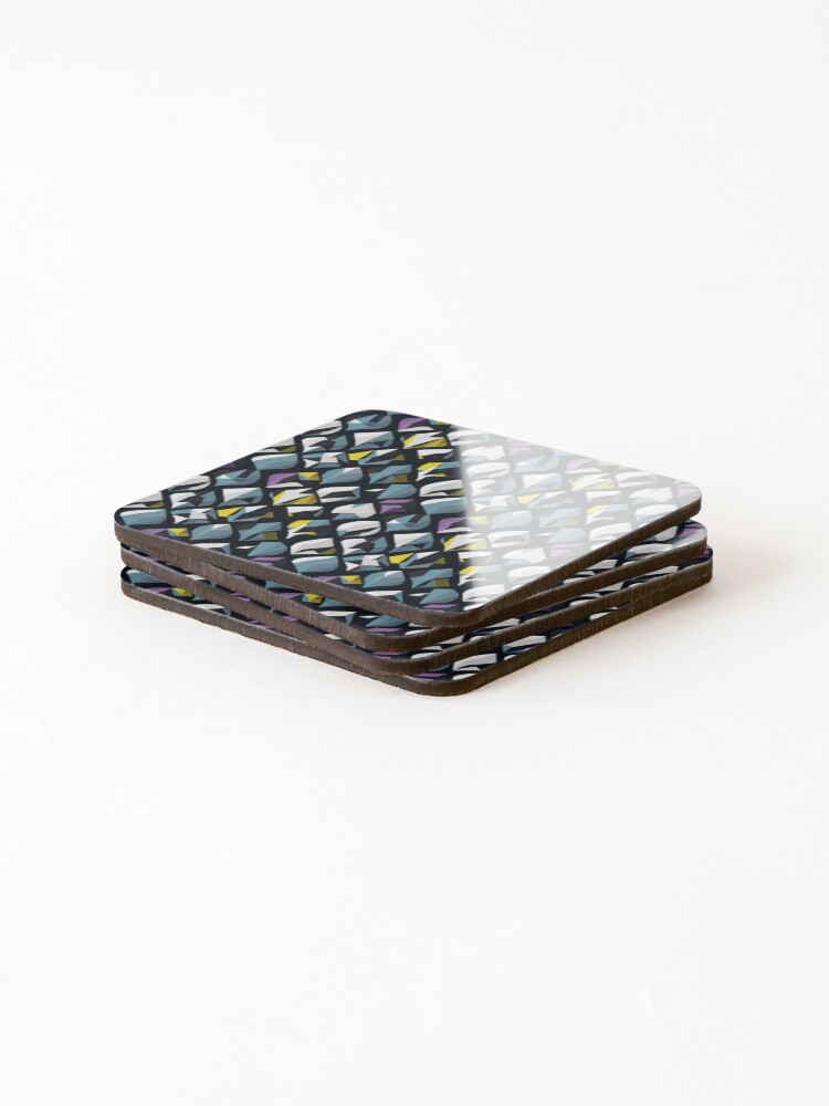 Thumbnail 4 of 5, Coasters (Set of 4), Abstract Pattern designed and sold by Houerd.