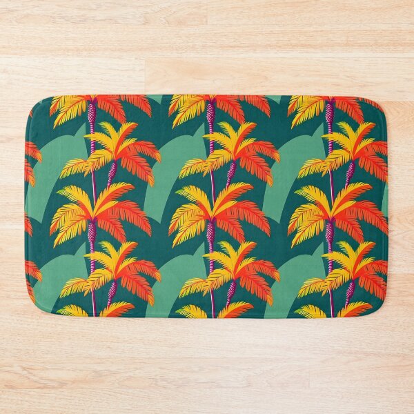 Item preview,  A vintage-inspired pattern of Palm tree, retro colors, A vintage-inspired pattern of Palm tree with retro colors and bold lines. designed and sold by Patternomania.