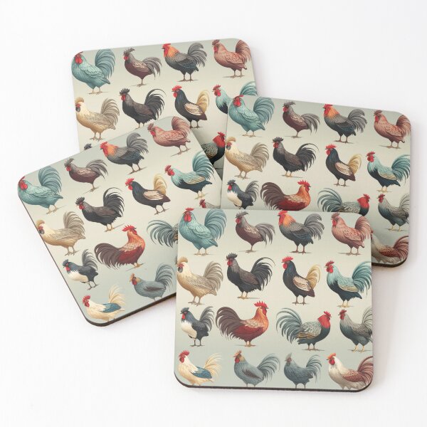 Item preview, Vintage Chicken Breeds Print designed and sold by TheHerdbook.