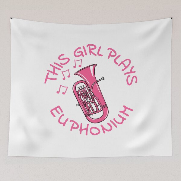 Item preview, This Girl Plays Euphonium, Female Brass Musician designed and sold by doodlerob.