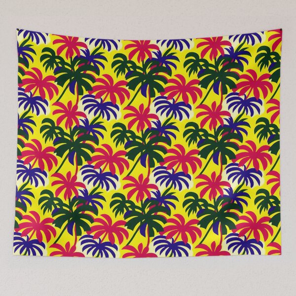 Item preview, A vintage-inspired pattern of Palm tree, retro colors, A vintage-inspired pattern of Palm tree with retro colors and bold lines. designed and sold by Patternomania.