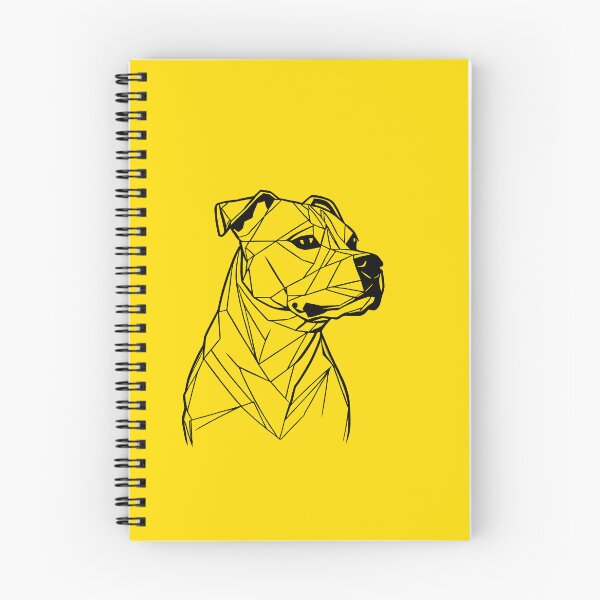 Item preview, Back Line Staffy Yellow Gold BG designed and sold by DiscoGypsyFish.