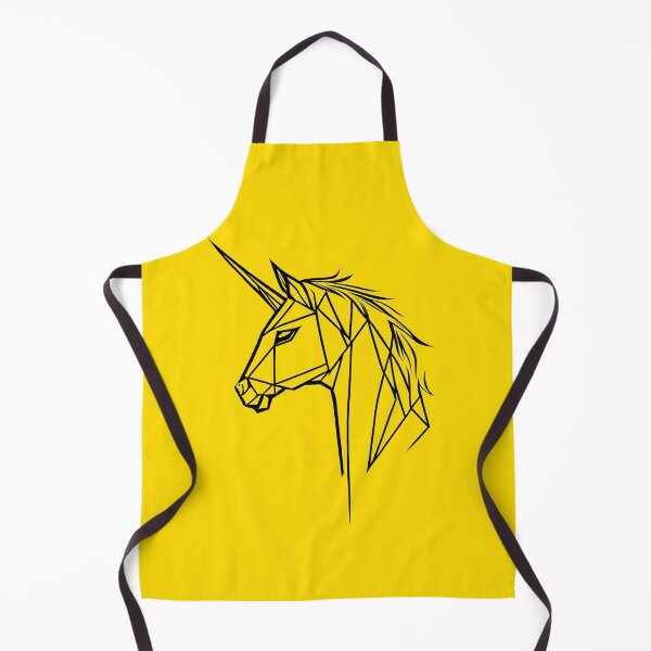 Item preview, Línea Negra Unicornio Oro Amarillo BG designed and sold by DiscoGypsyFish.