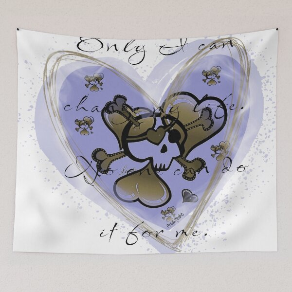 Item preview, A PIRATE SKULL INSIDE OF THREE HEARTS designed and sold by inarausch2023.