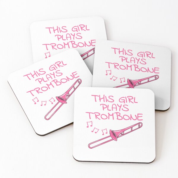 Item preview, This Girl Plays Trombone, Female Trombonist, Brass Musician designed and sold by doodlerob.