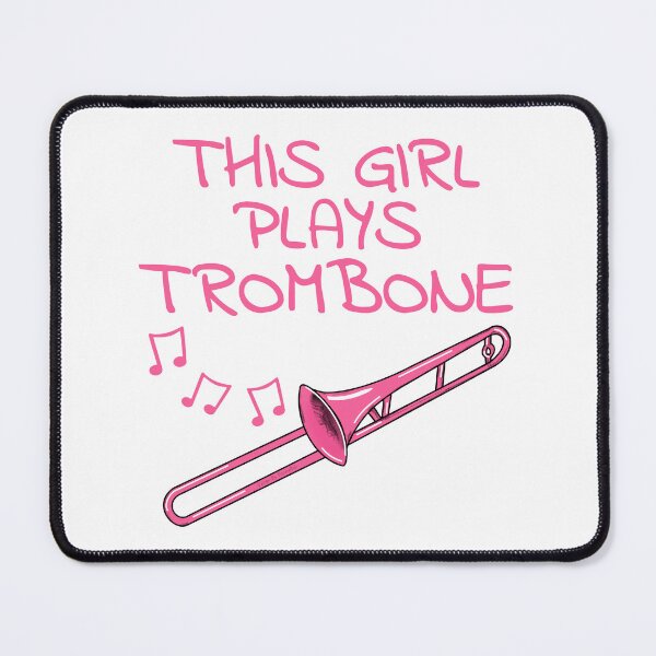 Item preview, This Girl Plays Trombone, Female Trombonist, Brass Musician designed and sold by doodlerob.