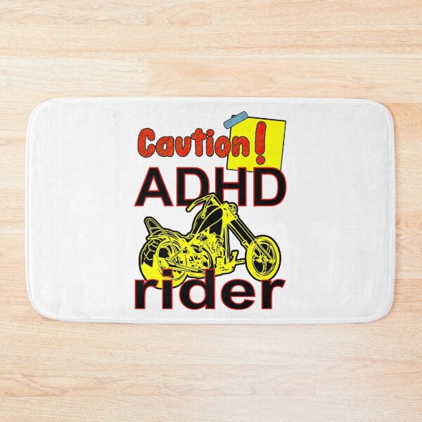 Item preview, Caution! ADHD Motorbike Custom Chopper Rider designed and sold by Everyday365.