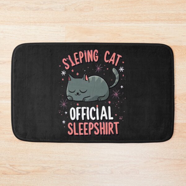 Item preview, Sleeping Cat Sleepshirt | Cozy Nightwear for Cat Lovers designed and sold by ArtsyElegance4U ⭐⭐⭐⭐⭐.
