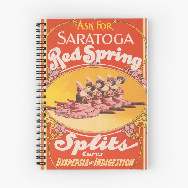 Item preview, STK501717A-Vintage ad for Saratoga Red Spring Splits designed and sold by StocktrekImages.