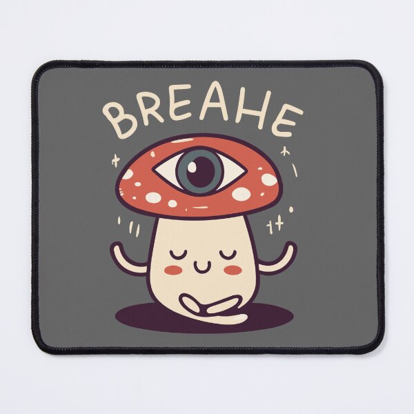 Item preview, Yoga Mushroom Breath Technique | Mystical Breather | The Third Eye Mushroom designed and sold by mindexploration.