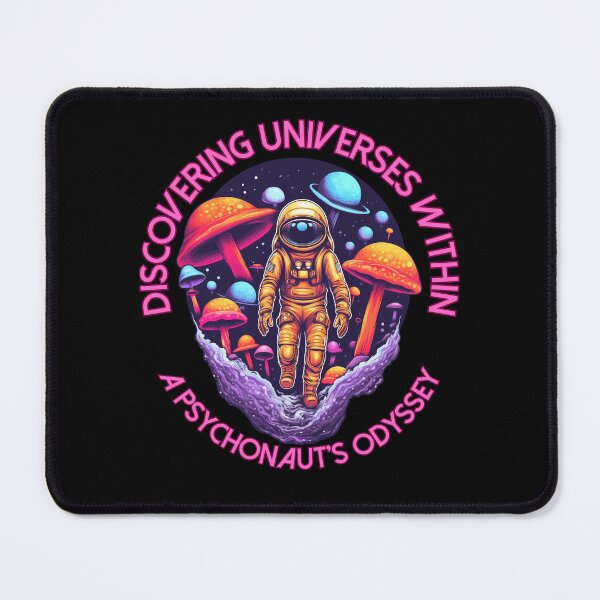Item preview, Discovering Universes Within, A Psychonauts Odyssey - Pink Text designed and sold by LMBoutique.