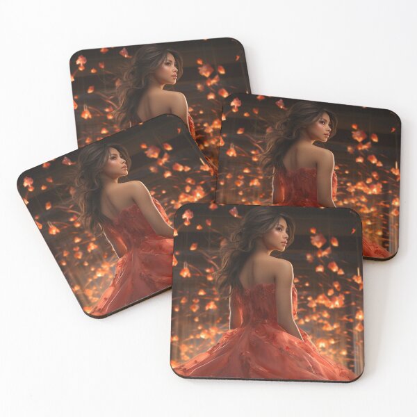Item preview, Ephemeral Elegance: A Woman in a Flowing Dress Embracing the Sea designed and sold by oanaunciuleanu.