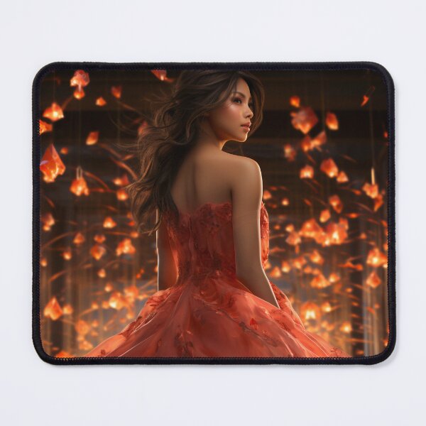Item preview, Ephemeral Elegance: A Woman in a Flowing Dress Embracing the Sea designed and sold by oanaunciuleanu.