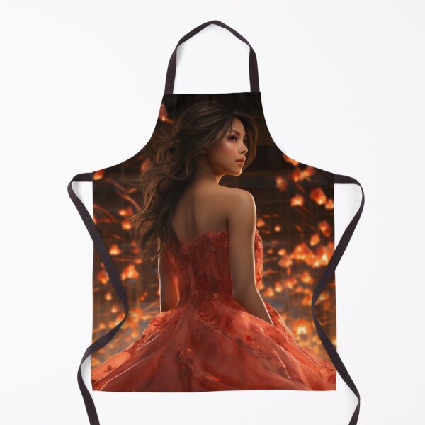 Item preview, Ephemeral Elegance: A Woman in a Flowing Dress Embracing the Sea designed and sold by oanaunciuleanu.