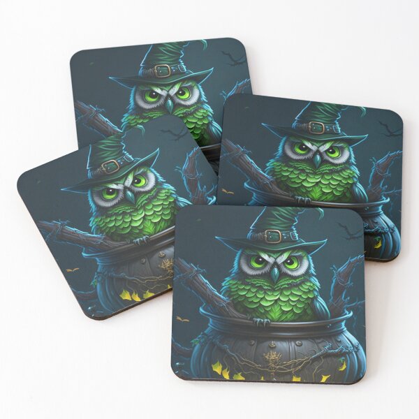 Item preview, Halloween Owl with Witch's Hat designed and sold by T-shirtMill.