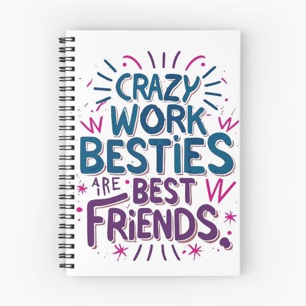 Item preview, Crazy Work Besties are best friends work bestie gift  designed and sold by OlivedesignsIN.