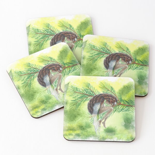 Item preview, Fyri - little fairy hidden in a pine cone designed and sold by MelAislingArt.