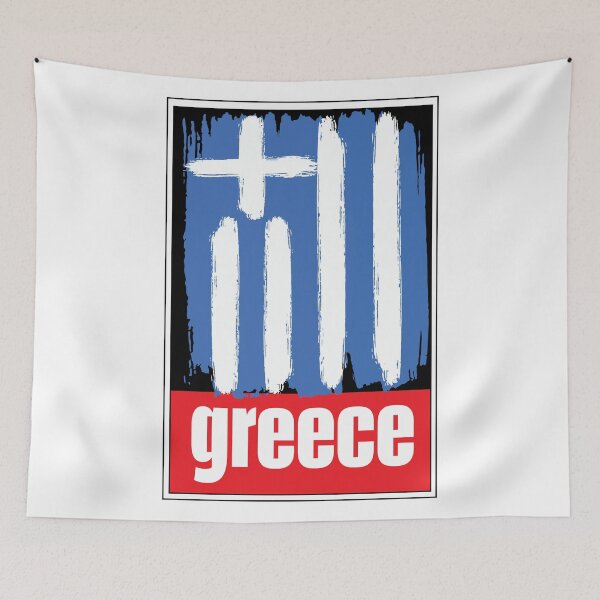Item preview, Greek Flag Growing Up Greek Greece designed and sold by ProjectX23.
