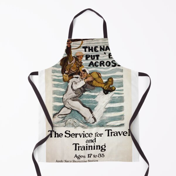 Item preview, STK502115A-Sailor wading as he carries a soldier on his shoulder. designed and sold by StocktrekImages.