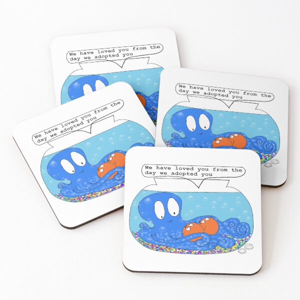 Item preview, Adopted Octopus  designed and sold by carahodgsonart.