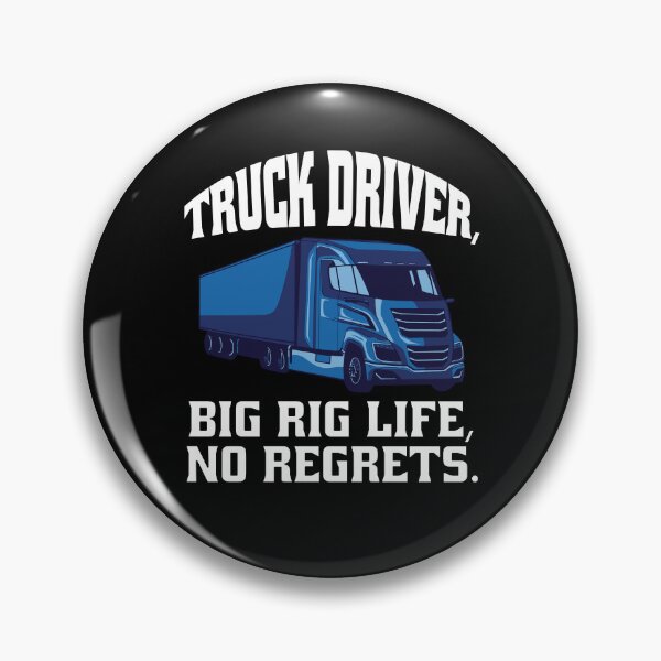 Item preview, Big Rig Truck Driver, Avoiding Traffic, One Route at a Time  designed and sold by fantasticdesign.