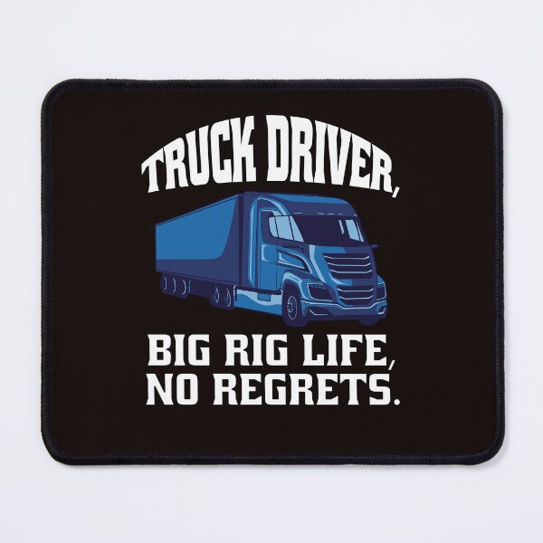 Item preview, Big Rig Truck Driver, Avoiding Traffic, One Route at a Time designed and sold by fantasticdesign.