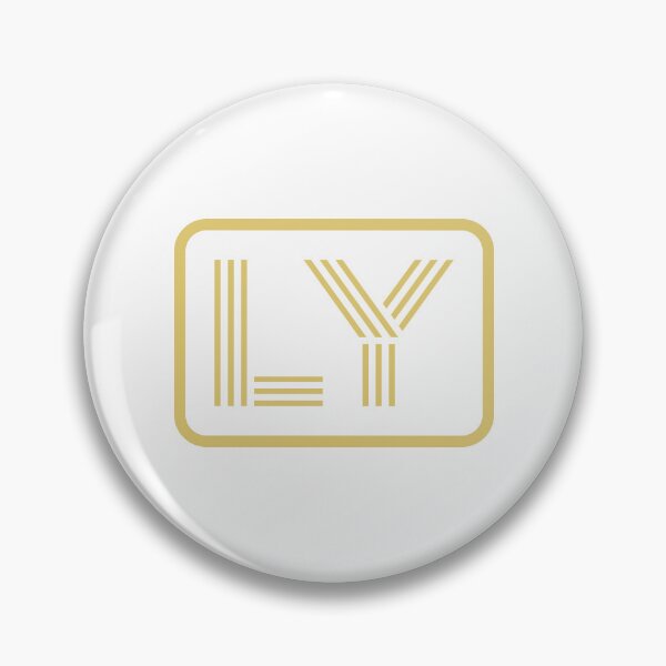 Item preview, LY Initials Gold Geometric Letters designed and sold by Jeallan Designs.